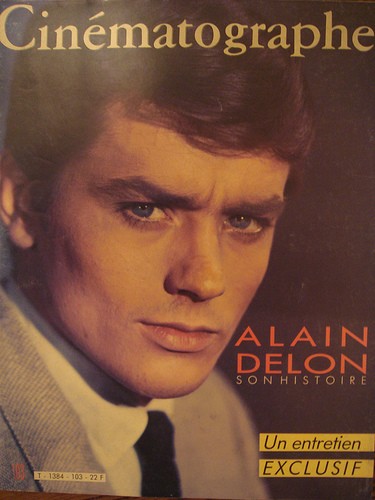 Alain Delon na okładce Cinématographe