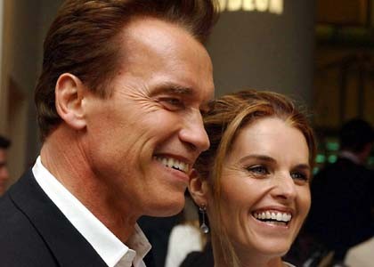 Arnold Schwarzenegger i jego żona Maria Shriver na premierze filmu 