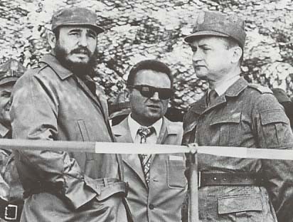 Fidel Castro i Wojciech Jaruzelski