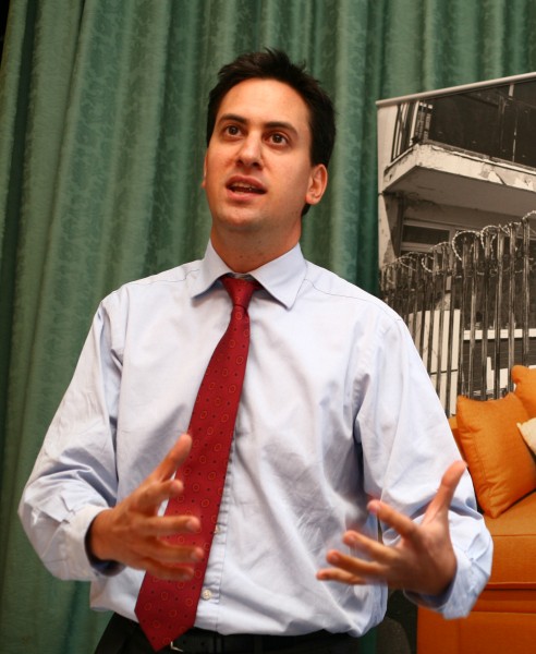 Ed Miliband na konferencji laburzystów w 2007 r.