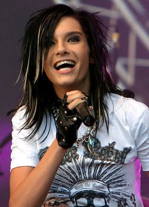 Bill Kaulitz podczas koncertu