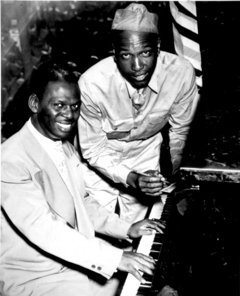 Earl Hines i Charles Carpenter - fotografia z czasów II wojny światowej