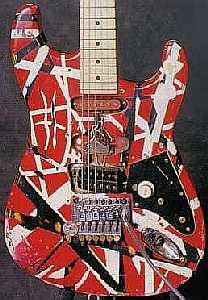 Frankenstrat - Słynna gitara Eddiego Van Halena.