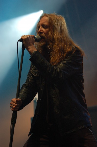 Nick Holmes na festiwalu Metalmania 2007 w Katowicach