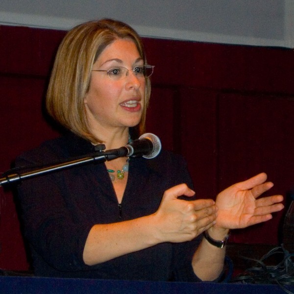 Naomi Klein w Berlinie, październik 2007.