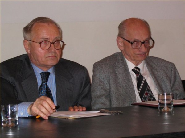 Stefan Frankiewicz, Władysław Bartoszewski, Warszawa, 2004 r.