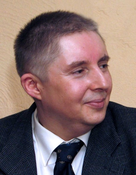 Paweł Wimmer podczas Zlotu Wikimedia Polska 2005