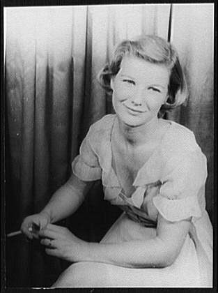 Barbara Bel Geddes w 1955, fotografię wykonał Carl van Vechten