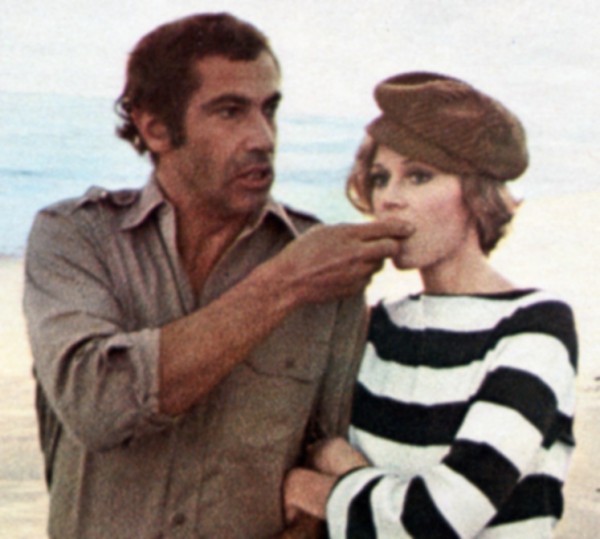 Roger Vadim i Jane Fonda w 1969