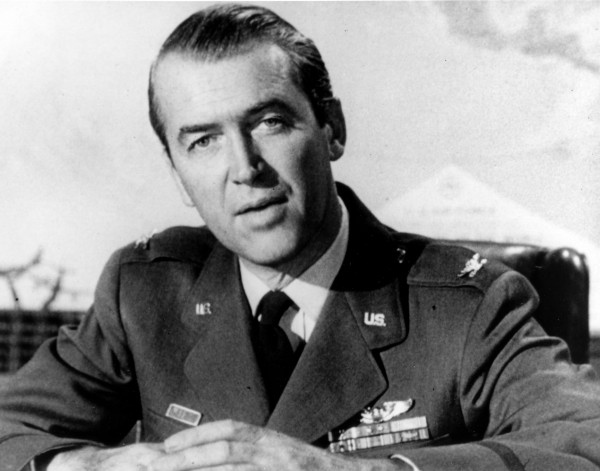 James Stewart jako żołnierz US Air Force w czasie II wojny światowej