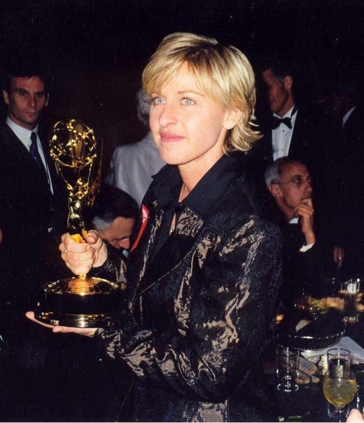 Ellen DeGeneres at the 1997 Emmy Awards