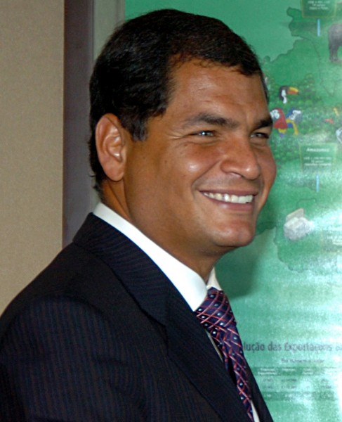 Rafael Correa w Brasília.