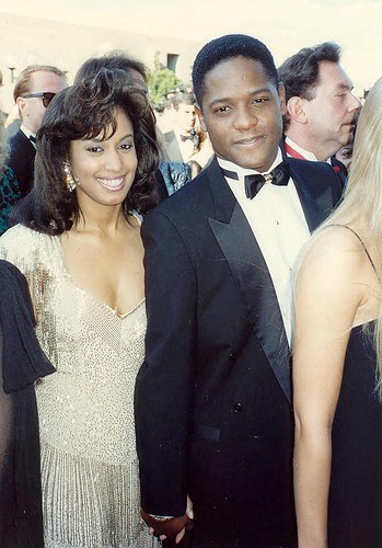 Blair Underwood podczas rozdania nagród Emmy w 1989