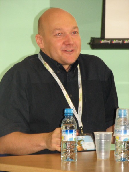 Wojciech Orliński na konwencie Polcon 2007, Warszawa