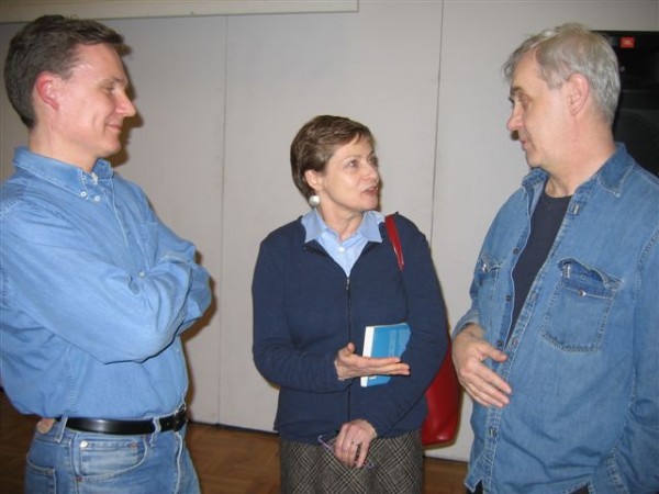 Marek Zagańczyk, Barbara Toruńczyk i Piotr Kłoczowski, Warszawa, 2007 r.