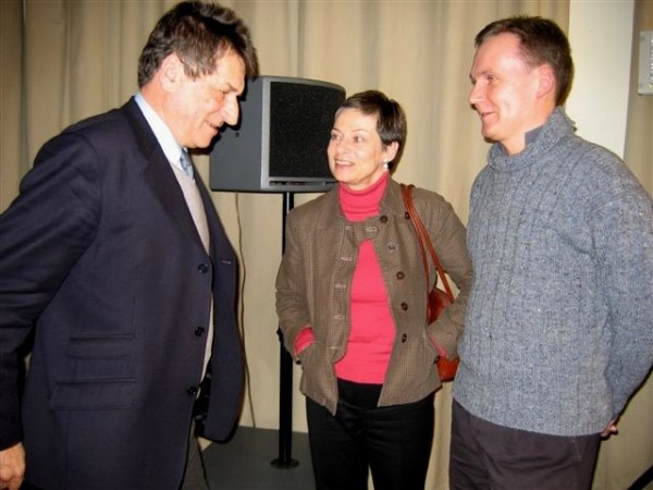 Claudio Magris, Barbara Toruńczyk i Marek Zagańczyk, Warszawa, 9 marca 2005 r.